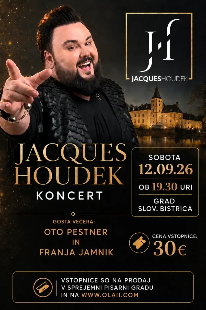 Jacques Houdek koncert plakat
