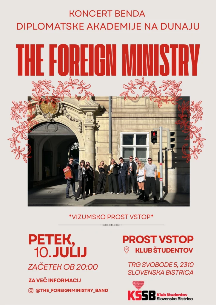 Koncert The Foreign Ministry plakat