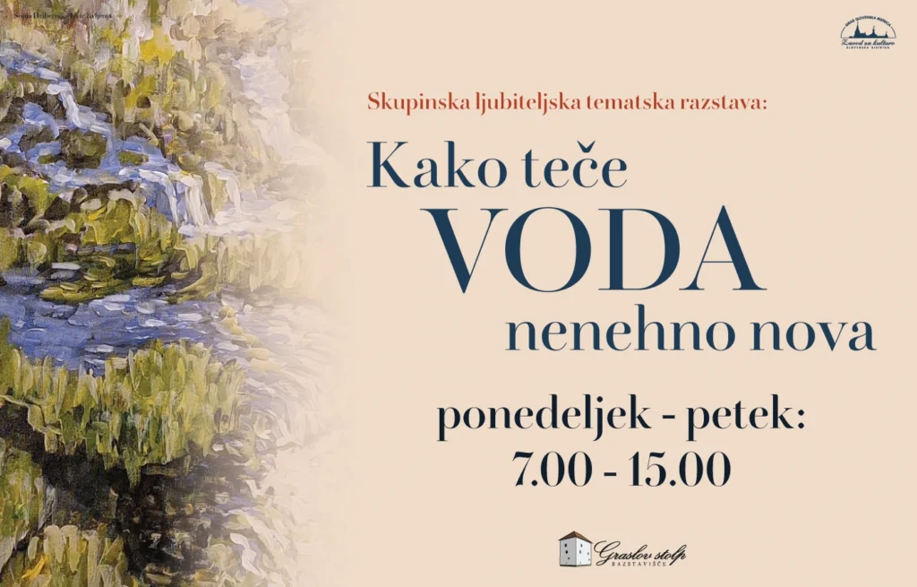 Kako teče voda, nenehno nova